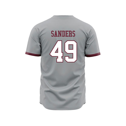 Mississippi State - NCAA Baseball : Gatlin Sanders - Gray Slate Jersey-1