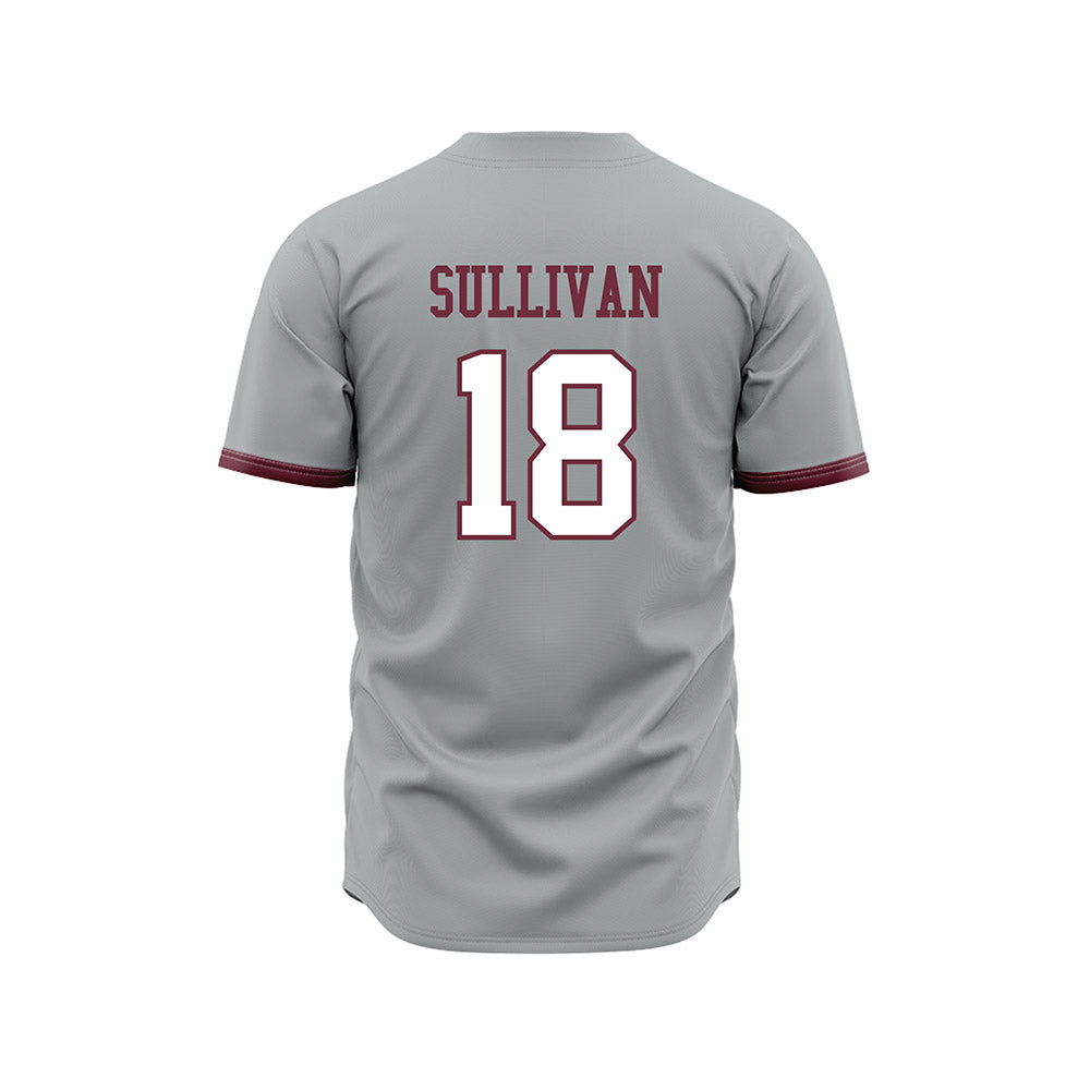 Mississippi State - NCAA Baseball : Noah Sullivan - Gray Slate Jersey-1