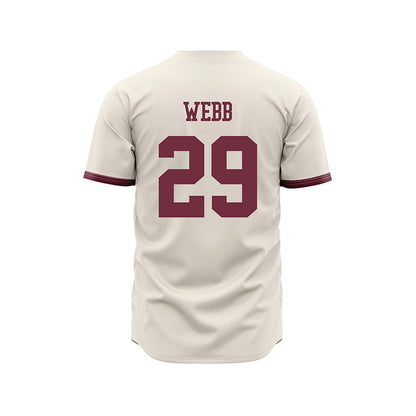 Mississippi State - NCAA Baseball : Maddox Webb - Cream Jersey-1