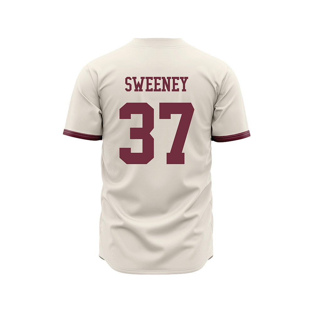 Mississippi State - NCAA Baseball : Brendan Sweeney - Cream Jersey-1