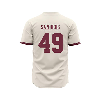Mississippi State - NCAA Baseball : Gatlin Sanders - Cream Jersey-1