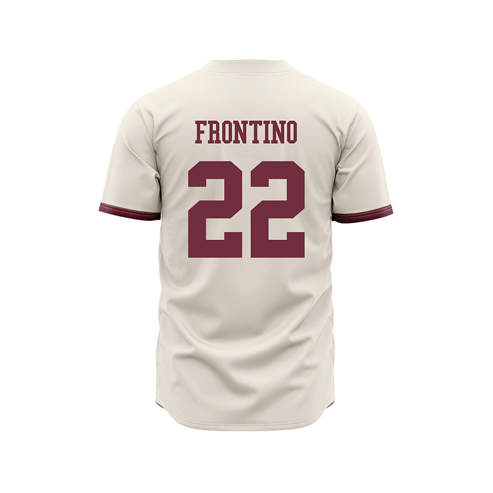 Mississippi State - NCAA Baseball : Nicholas Frontino - Cream Jersey-1