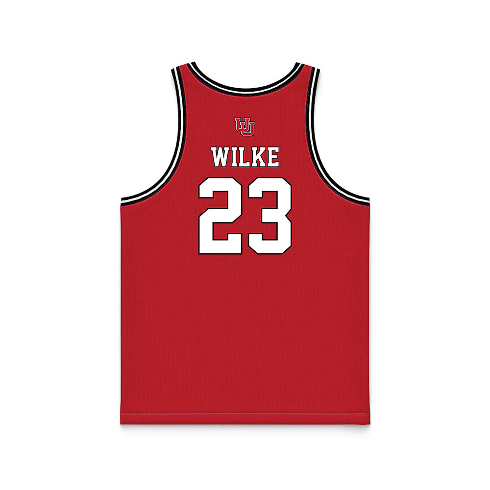 Utah - NCAA Women's Basketball : Maty Wilke - Red Basketball Jersey-1