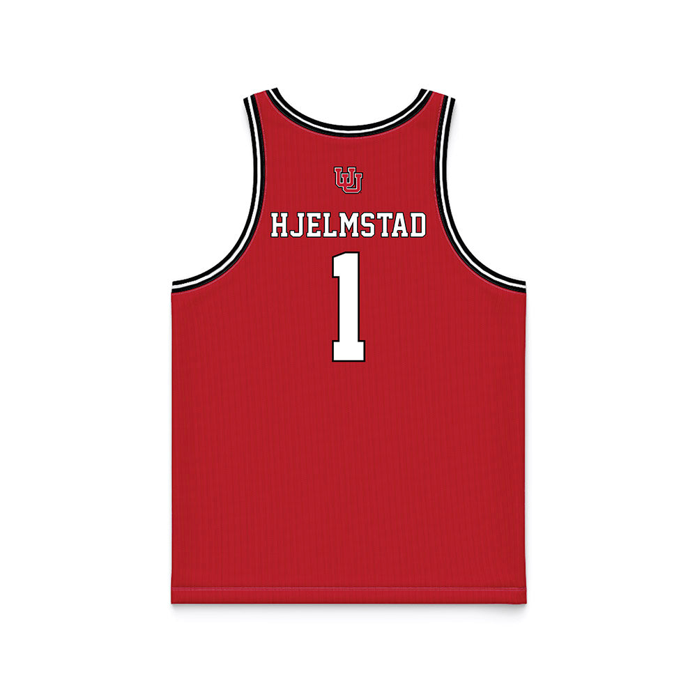 Utah - NCAA Women's Basketball : Avery Hjelmstad - Red Basketball Jersey-1