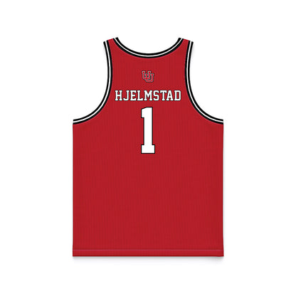 Utah - NCAA Women's Basketball : Avery Hjelmstad - Red Basketball Jersey-1