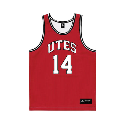 Utah - NCAA Women's Basketball : Kamryn Mafua - Red Basketball Jersey-0