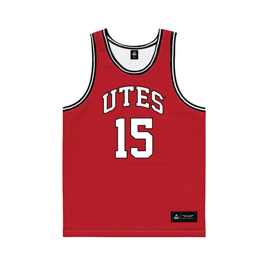 Utah - NCAA Women's Basketball : Alyssa Blanck - Red Basketball Jersey-0