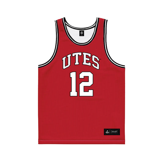 Utah - NCAA Women's Basketball : Chyra Evans - Red Basketball Jersey-0
