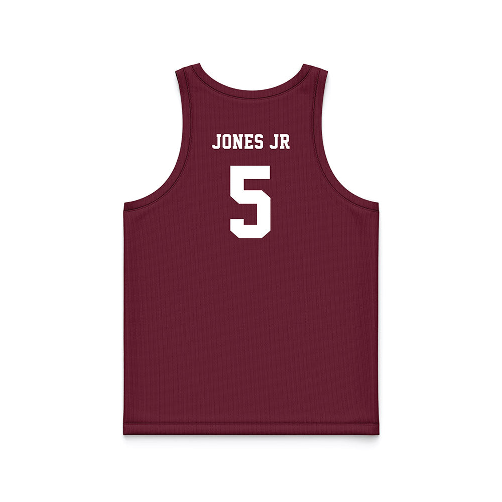 Mississippi State - NCAA Men's Basketball : Shawn Jones jr - Maroon Basketball Jersey-1