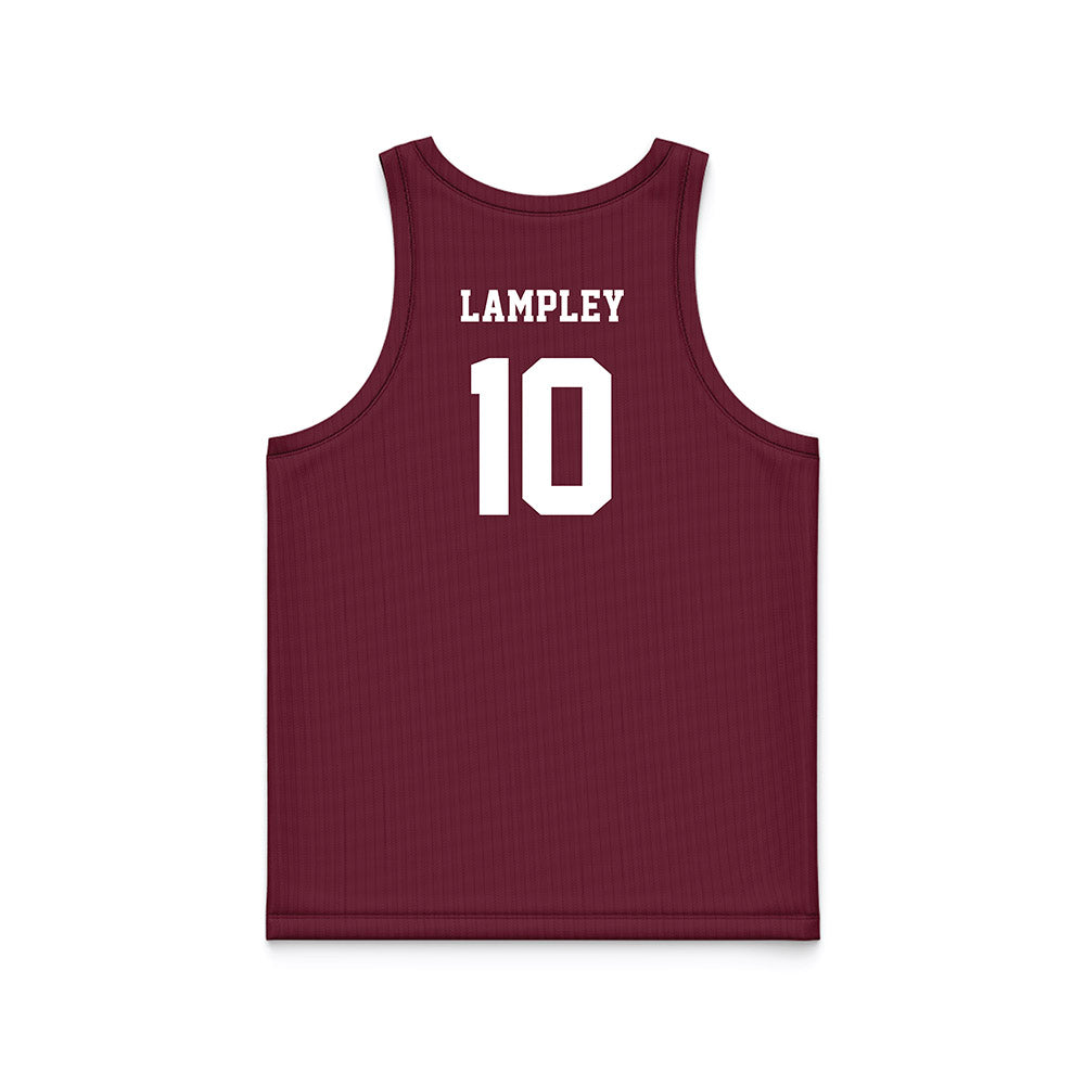 Mississippi State - NCAA Women's Basketball : Jaylah Lampley - Maroon Basketball Jersey-1