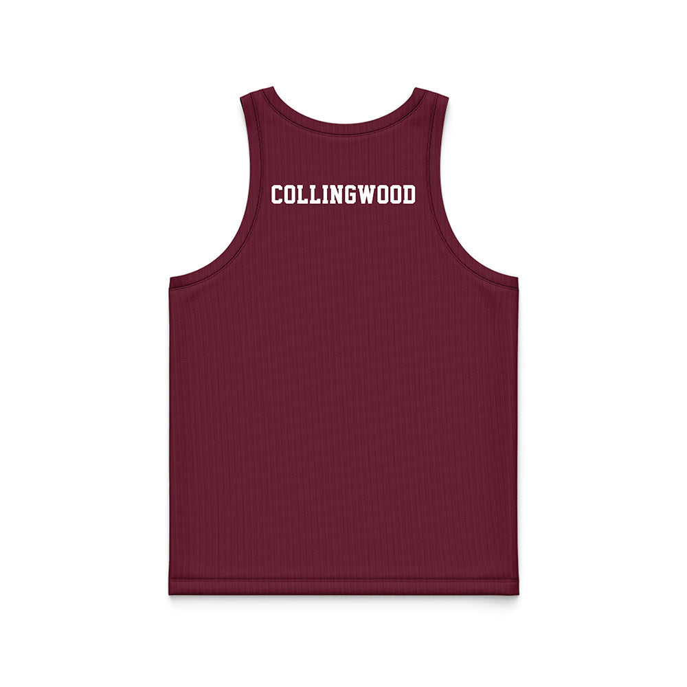 Mississippi State - NCAA Men's Basketball : Jalyn Collingwood - Maroon Basketball Jersey-1