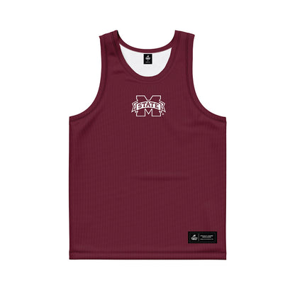 Mississippi State - NCAA Men's Basketball : Rj Johnson - Maroon Basketball Jersey-0