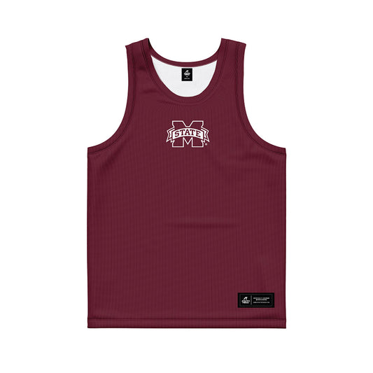 Mississippi State - NCAA Men's Basketball : Rj Johnson - Maroon Basketball Jersey-0