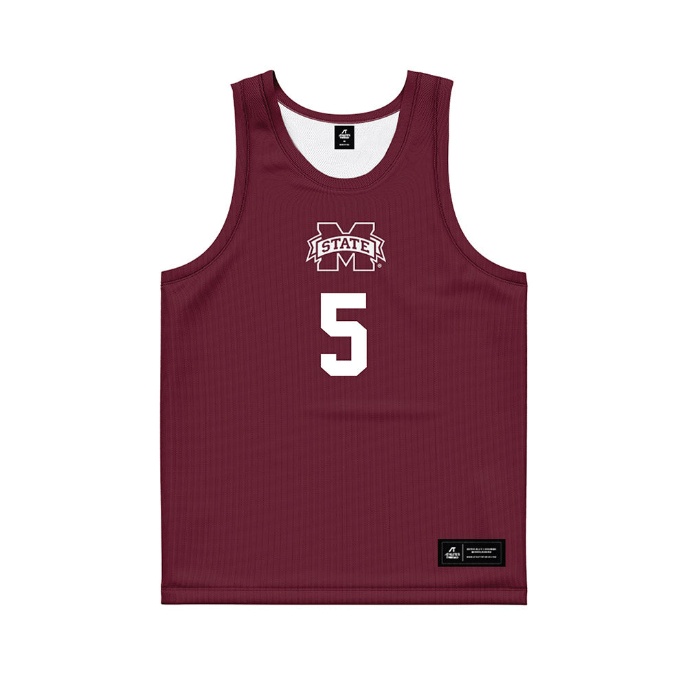 Mississippi State - NCAA Women's Basketball : Chandler Prater - Maroon Basketball Jersey-0
