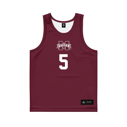 Mississippi State - NCAA Women's Basketball : Chandler Prater - Maroon Basketball Jersey-0