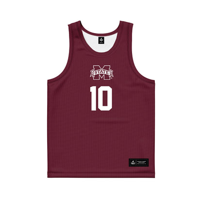 Mississippi State - NCAA Women's Basketball : Jaylah Lampley - Maroon Basketball Jersey-0