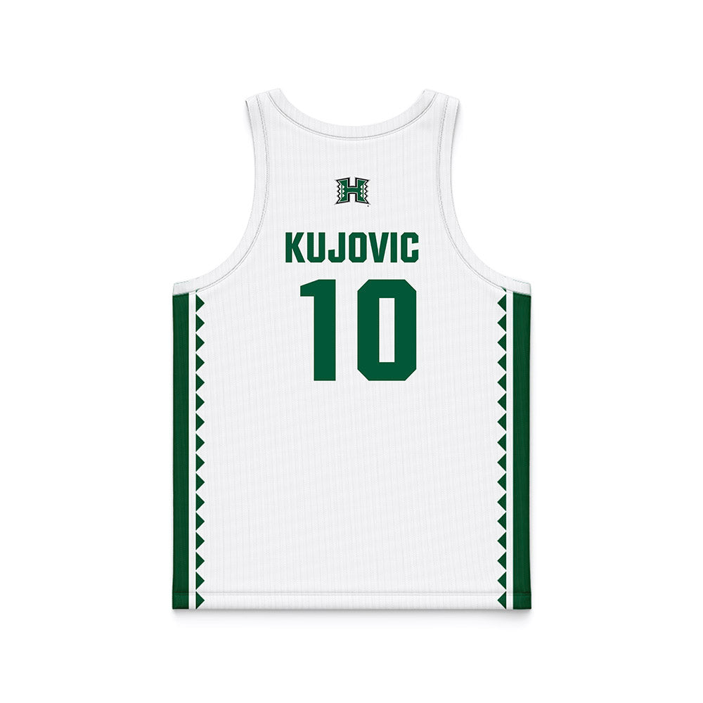 Hawaii - NCAA Women's Basketball : Danijela Kujovic - White Basketball Jersey-1