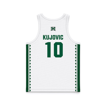 Hawaii - NCAA Women's Basketball : Danijela Kujovic - White Basketball Jersey-1