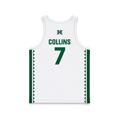 Hawaii - NCAA Women's Basketball : Ella Collins - White Basketball Jersey-1