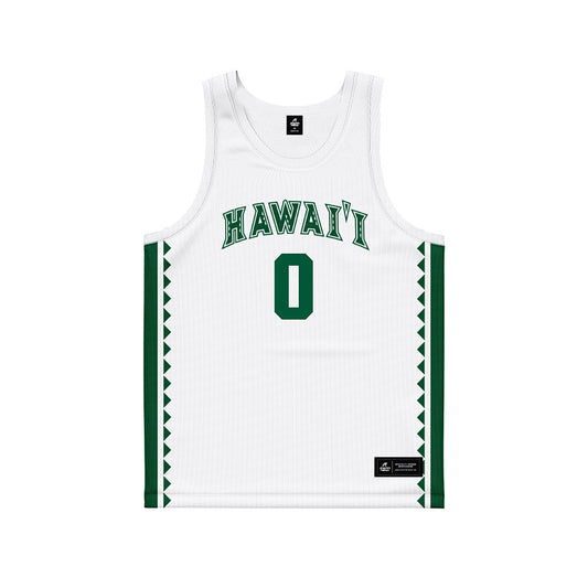 Hawaii - NCAA Men's Basketball : Jaden Matingou - White Basketball Jersey-0