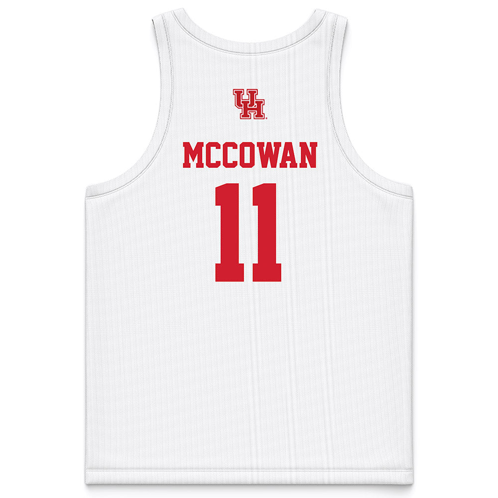 Houston - NCAA Women's Basketball : Raegan Mccowan - White Basketball Jersey-1