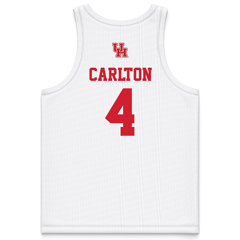 Houston - NCAA Women's Basketball : Madison Carlton - White Basketball Jersey-1
