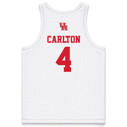 Houston - NCAA Women's Basketball : Madison Carlton - White Basketball Jersey-1