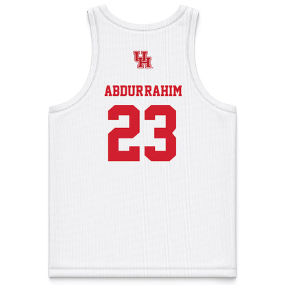 Houston - NCAA Women's Basketball : Amirah Abdur-Rahim - White Basketball Jersey-1