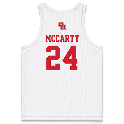Houston - NCAA Men's Basketball : Chase McCarty - White Basketball Jersey-1