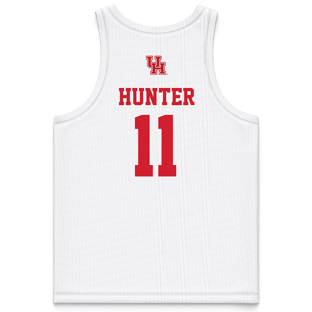 Houston - NCAA Women's Basketball : Jemma Hunter - White Basketball Jersey-1