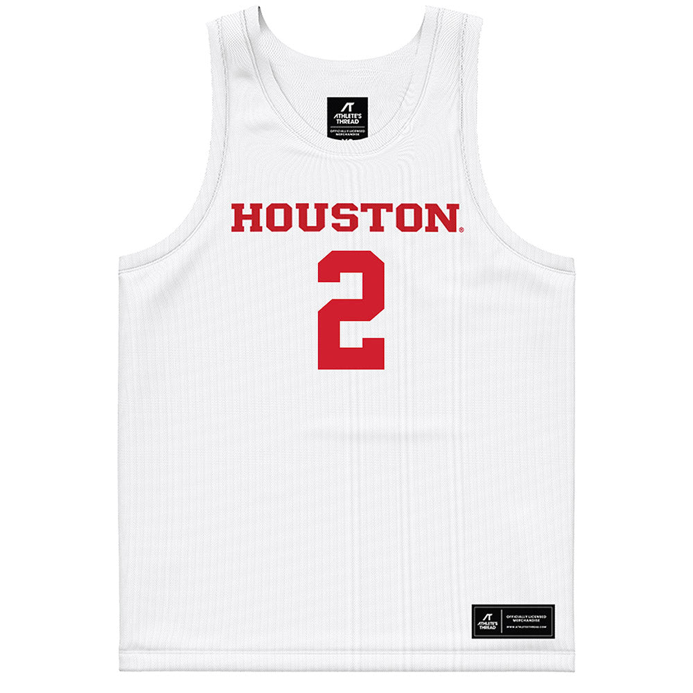 Houston - NCAA Women's Basketball : Alyvia McCorkle - White Basketball Jersey-0