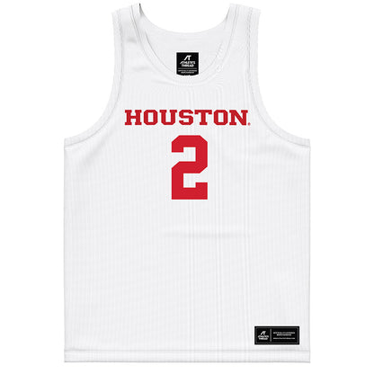 Houston - NCAA Women's Basketball : Alyvia McCorkle - White Basketball Jersey-0