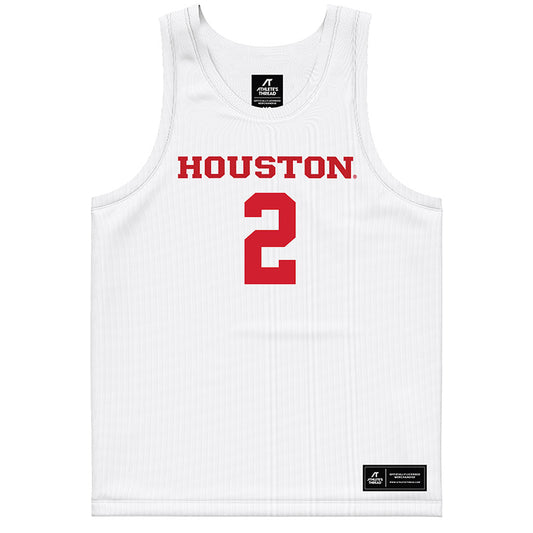 Houston - NCAA Women's Basketball : Alyvia McCorkle - White Basketball Jersey-0