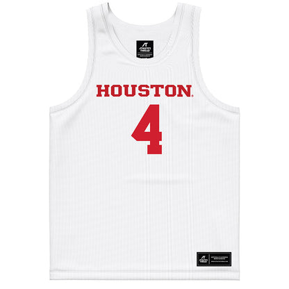Houston - NCAA Women's Basketball : Madison Carlton - White Basketball Jersey-0