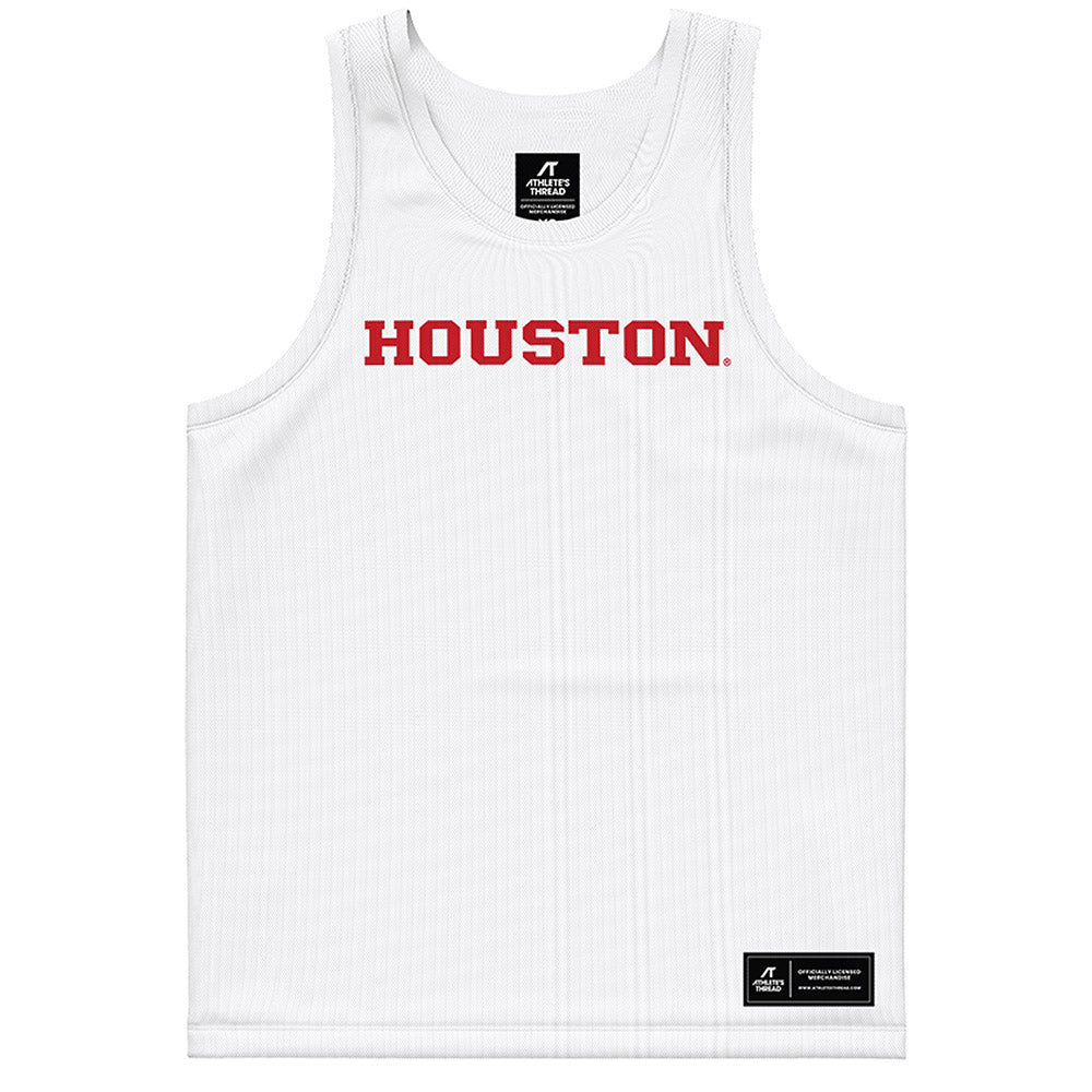 Houston - NCAA Women's Basketball : Elodie Lutbert - White Basketball Jersey-0