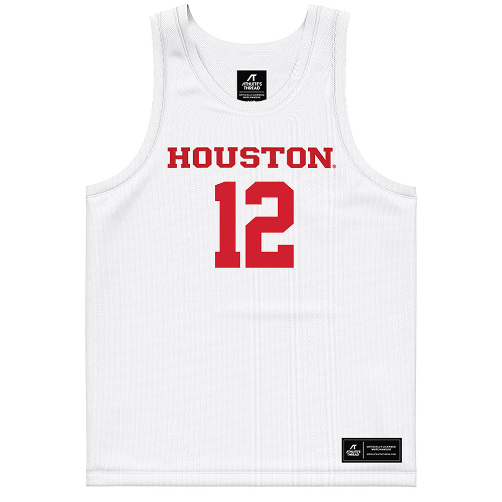 Houston - NCAA Women's Basketball : Kaelyn Hamilton - White Basketball Jersey-0