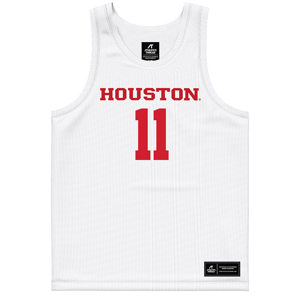 Houston - NCAA Women's Basketball : Raegan Mccowan - White Basketball Jersey-0