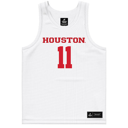 Houston - NCAA Women's Basketball : Raegan Mccowan - White Basketball Jersey-0