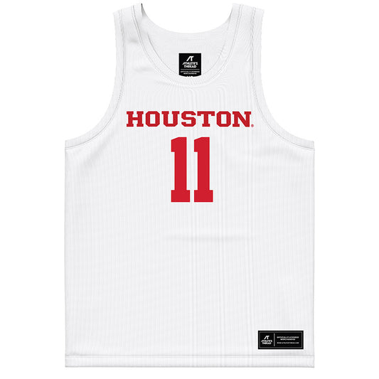 Houston - NCAA Women's Basketball : Raegan Mccowan - White Basketball Jersey-0
