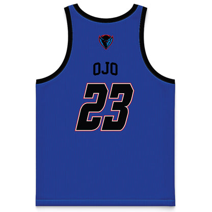 DePaul - NCAA Women's Basketball : Michelle Ojo - Blue Basketball Jersey-1