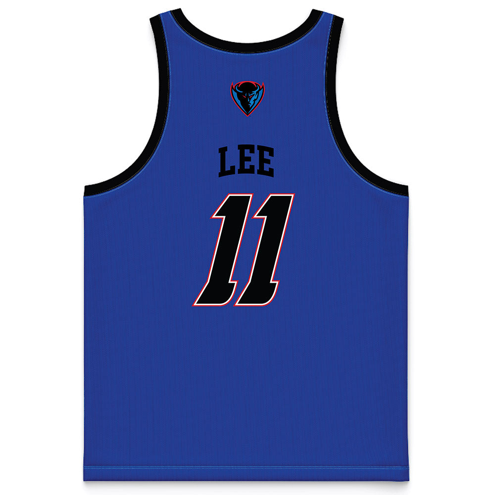 DePaul - NCAA Women's Basketball : Sumer Lee - Purple Basketball Jersey-1
