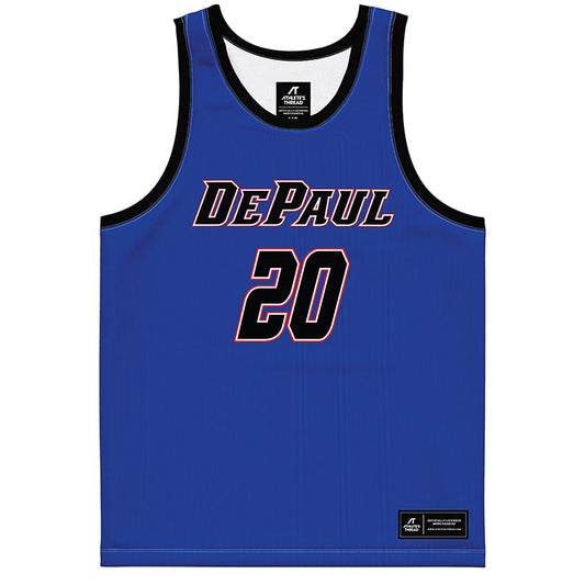 DePaul - NCAA Women's Basketball : Shakara Mccline - Purple Basketball Jersey-0