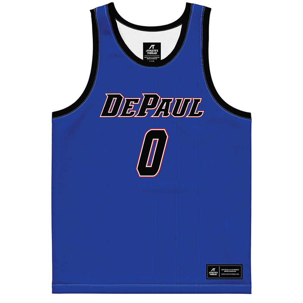 DePaul - NCAA Women's Basketball : Gina Davorija - Blue Basketball Jersey-0