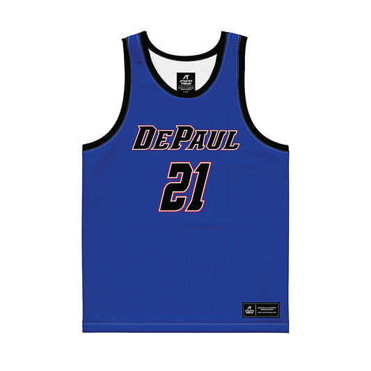 DePaul - NCAA Women's Basketball : Natiah Nelson - Purple Basketball Jersey-0