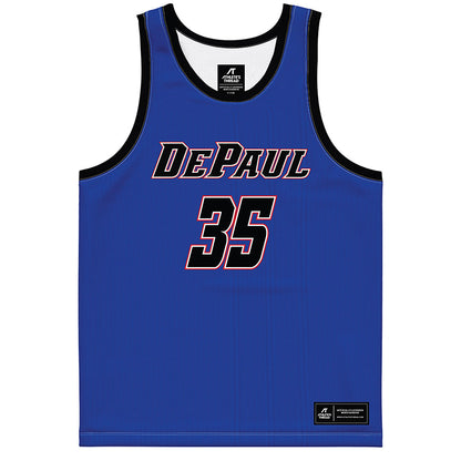 DePaul - NCAA Women's Basketball : Justis Odom - Purple Basketball Jersey-0