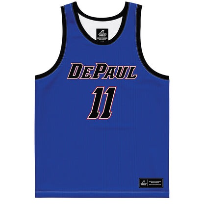 DePaul - NCAA Women's Basketball : Sumer Lee - Purple Basketball Jersey-0