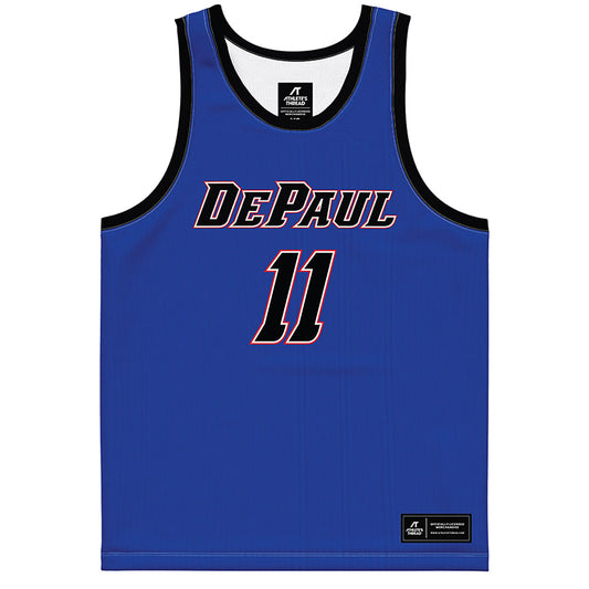 DePaul - NCAA Women's Basketball : Sumer Lee - Purple Basketball Jersey-0