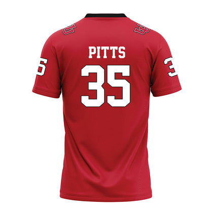Utah - NCAA Football : Preston Pitts - Red Football Jersey-1