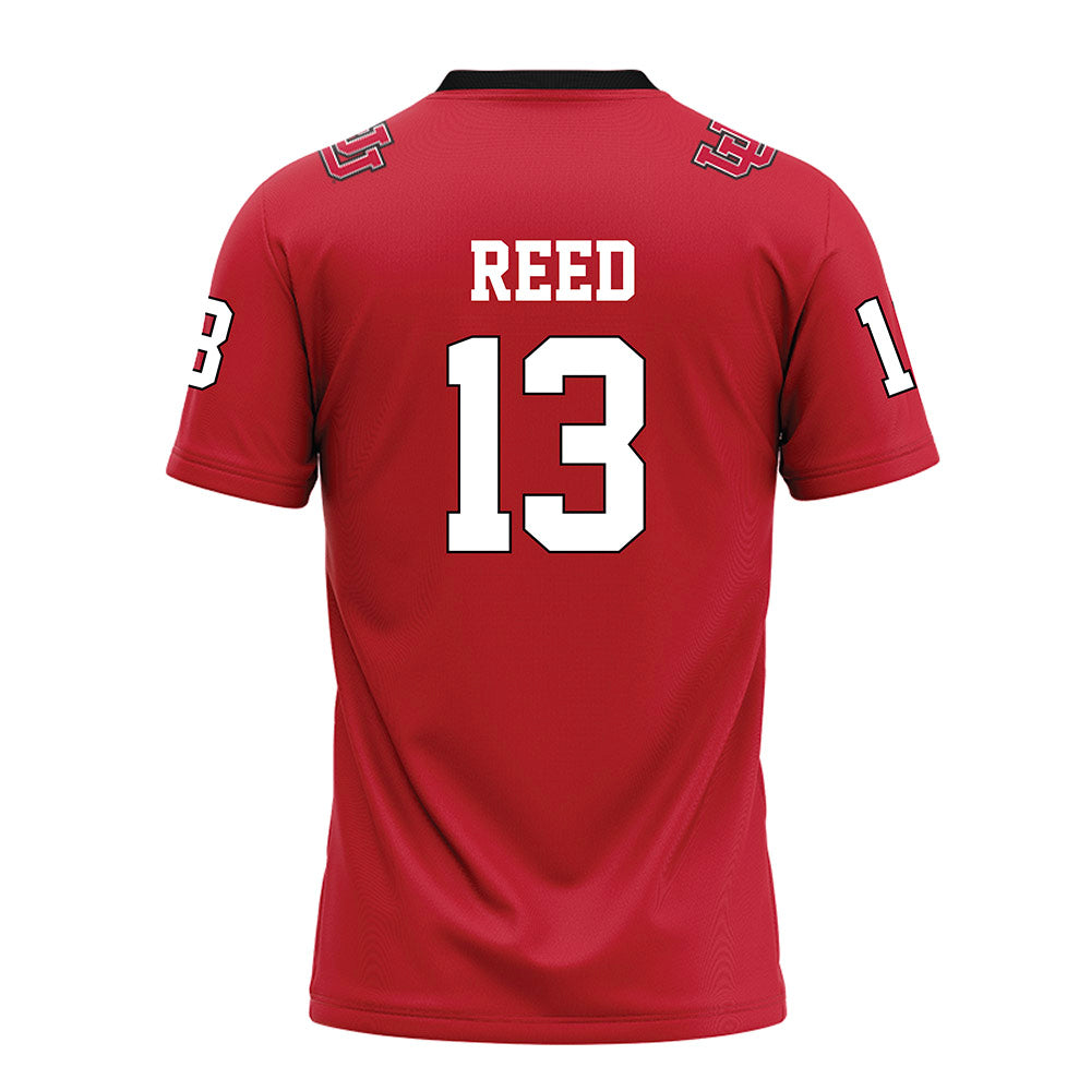Utah - NCAA Football : Elijah Reed - Red Football Jersey-1