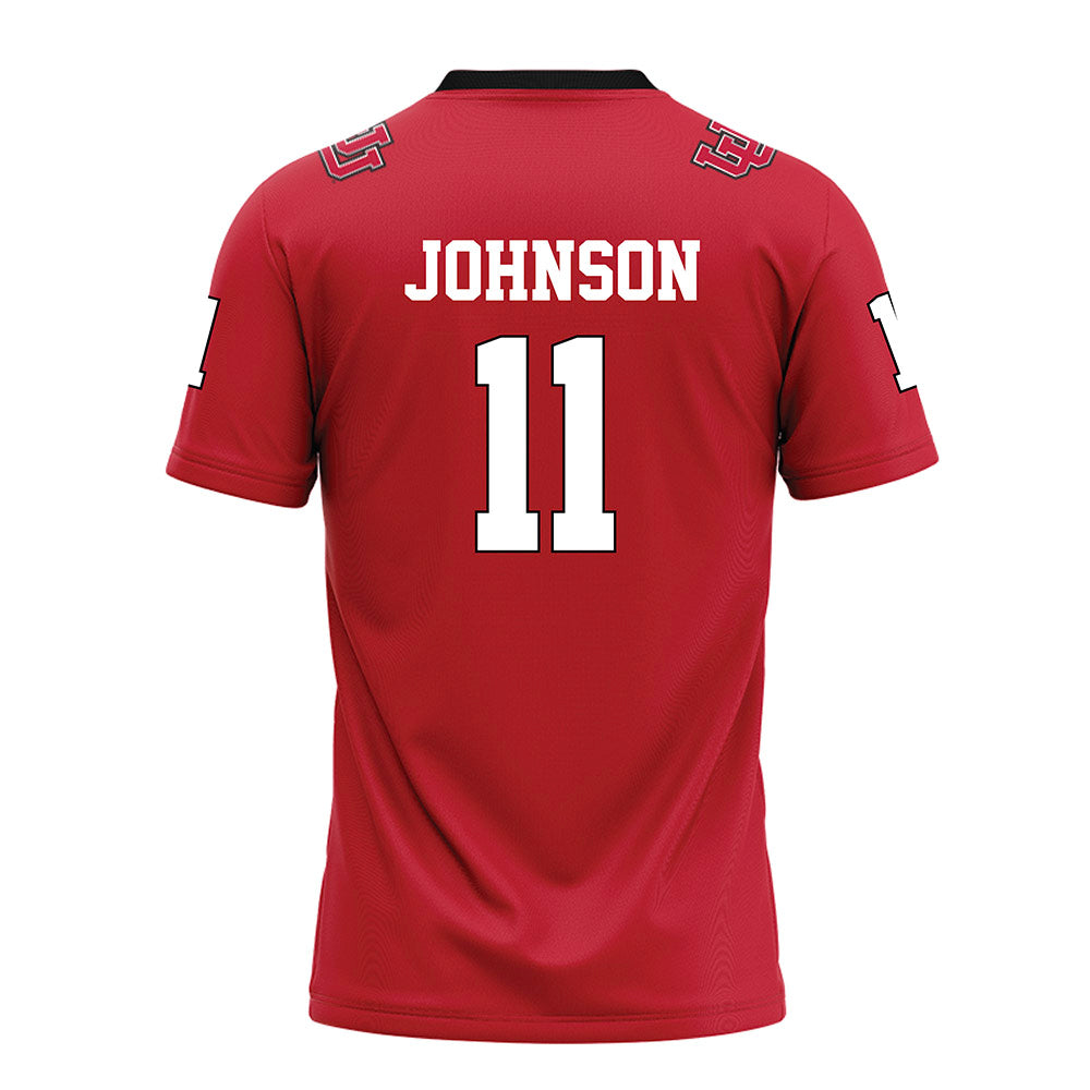 Utah - NCAA Football : Ricky Johnson - Red Football Jersey-1